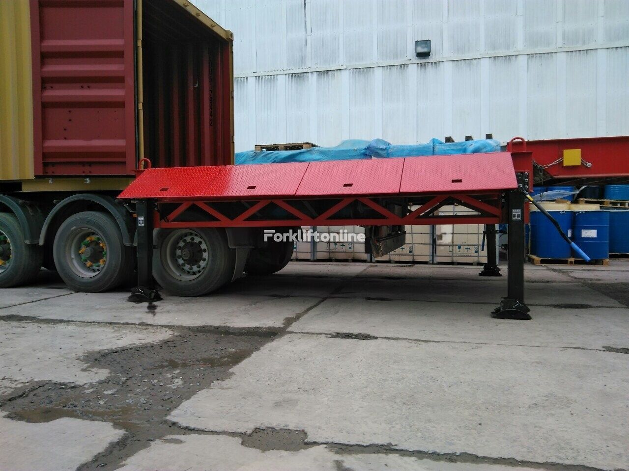 nový mobilná nakladacia rampa Docker Stationary Loading Ramp 10 ton for unloading container trucks RM